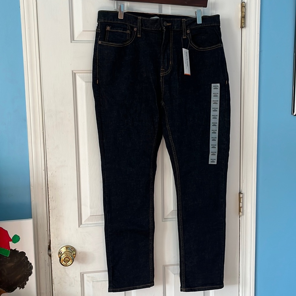 Men's Navy Jeans